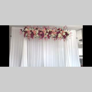 Floral Top Backdrop