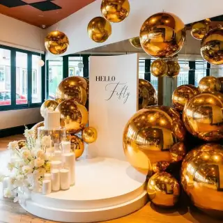 Stage and Backdrop Balloon Display