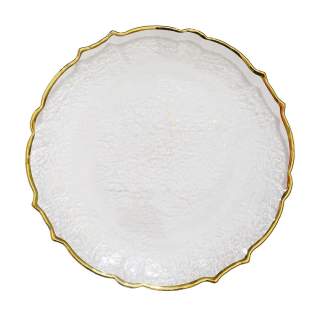 White Charger Plate