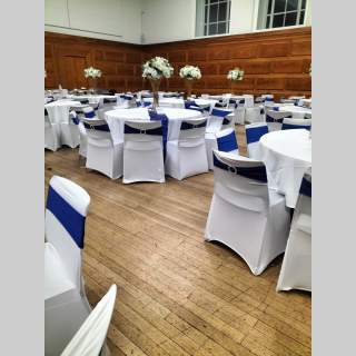 Blue and White Hall Decoration