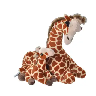 Mum and Baby Giraffe 38cm