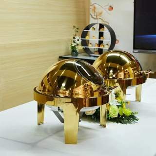Chafing Dish Dome Gold